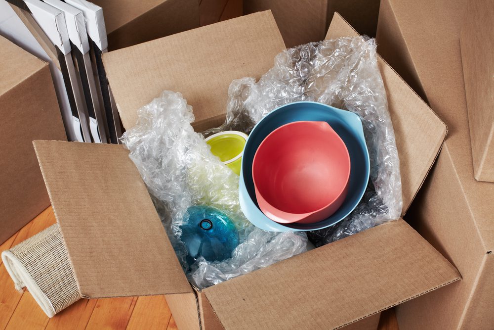 packing before moving with a moving company
