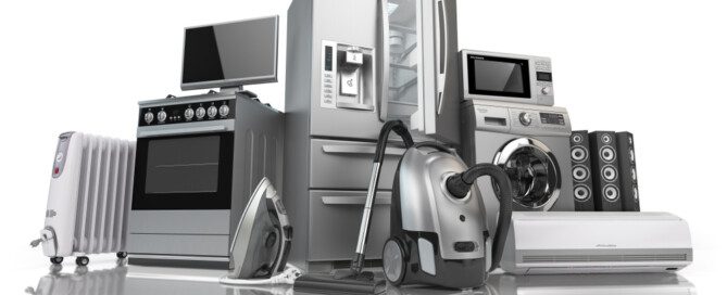 a variety of home appliances